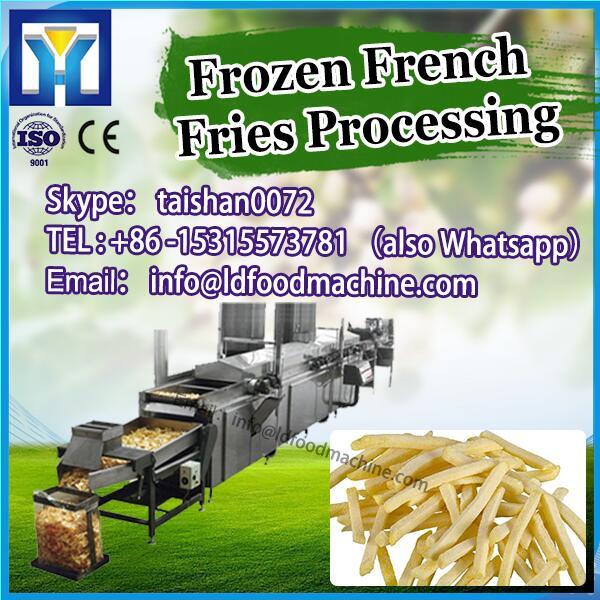 100kg/h snack machine semi automatic frozen french fries processing plant/ potato chips production line #1 image