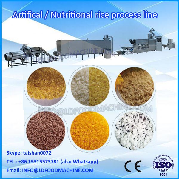 2017 Hot Sale Automatic Instant Rice Machinery/Golden/Nutritional Rice Production Machine #1 image