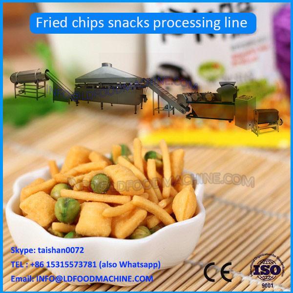 100kg/h snack machine semi automatic frozen fried potatoes processing plant/ french fries production line #1 image