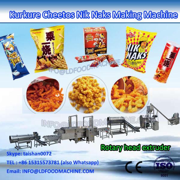 2017 hot sale nik nak corn curl kurkure cheetos snack food production line #1 image